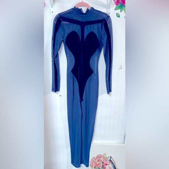 NWT Shane Justin mesh bodysuit Sz M - Picture 2 of 10